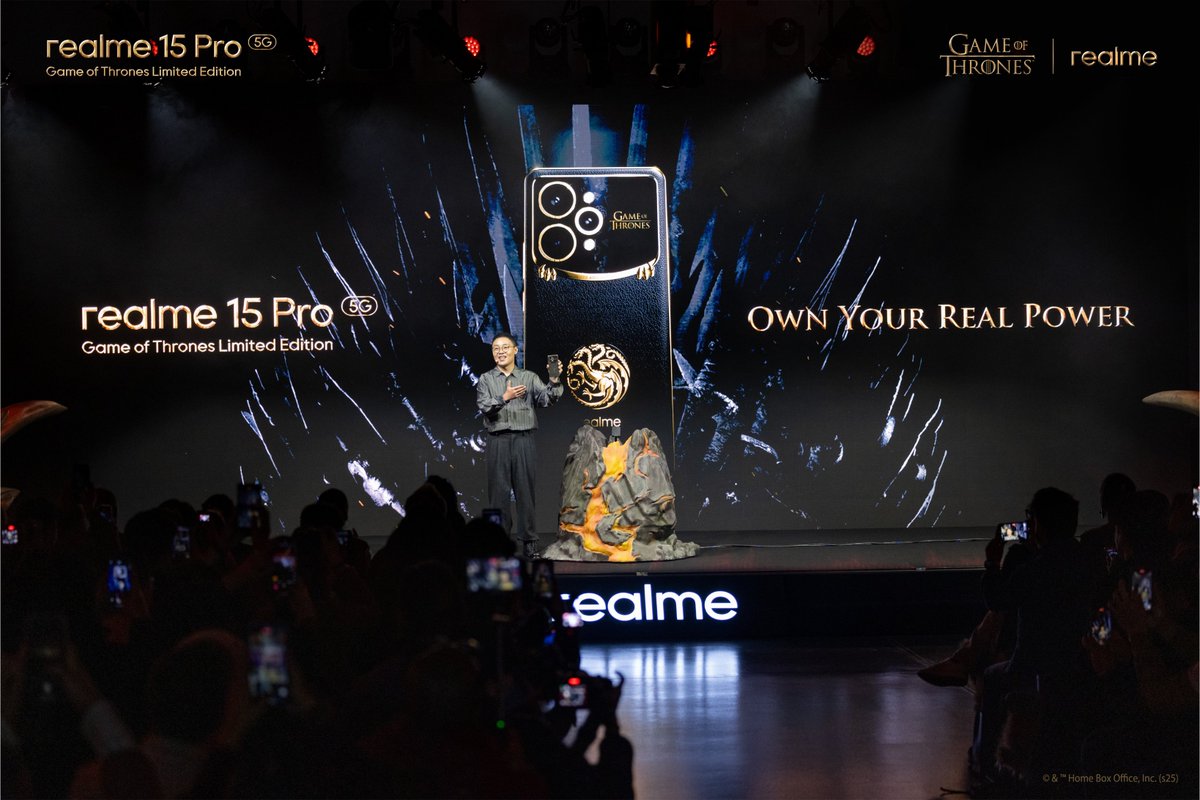 ChaseXu_'s tweet image. A day to remember.
Huge thanks to everyone who came and made it unforgettable.
Just a few snapshots from the amazing day. Here's to the next chapter.
#OwnYourRealPower
#GameofThronesPhone
#realme15proxgotlaunchday
#WBStyle
@gotstudiotour