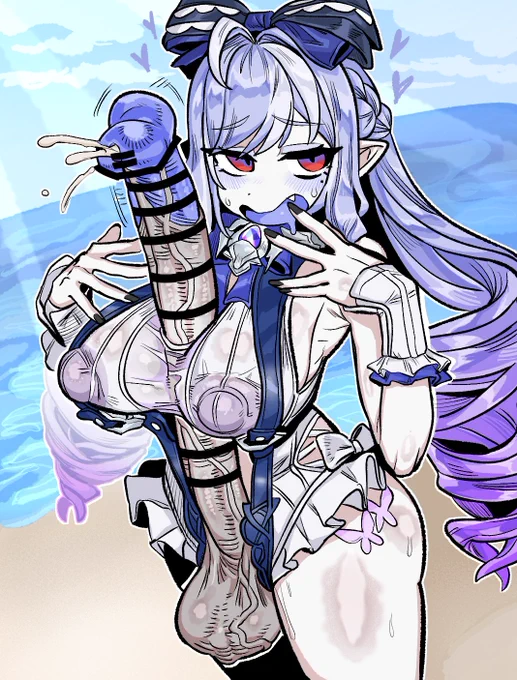 ふたなり水着ビビ〇ン