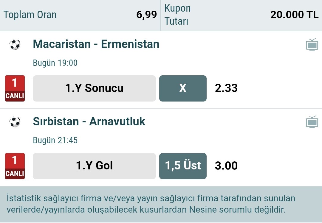 Günün vurgun ikilisi;
Yoruma nokta bırakmış olan iki kişiye tekrar 4000₺ gönderiyorum...