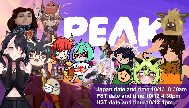 Added another friend to the Peak pic!! 

Here's all the friend joining in!!
<a href="/F0XBOMB/">Foxbomb 💣</a> 
<a href="/DoingDennis/">DoingDennis</a> 
<a href="/TBane808/">TheBane808</a> 
<a href="/Snopuff/">Snopuff</a> 
Mik0cow
GodModeGTA
@SyazaPlays
@Brushfireglow
@Ieatwormsss
<a href="/JunKurokiVT/">Jun Kuroki 🩷😇💙</a> 
<a href="/KittyCatDiscord/">Kittycatdisc</a> 
Silvur
Chunky
<a href="/Chronorpheus/">Chronorpheus</a> 

Looking forward to playing with ya💚🐶