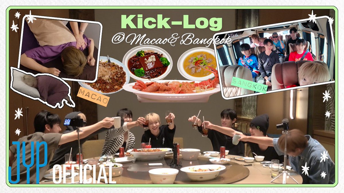 kickflip_jype's tweet photo. [Kick-Log] 처음 해보는 마카오 음식 먹방&amp;타이 마사지 체험ㅣ마카오에서 방콕까지 Vlog - KickFlip(킥플립)

https://t.co/OaJMcWbph7

#KickFlip #킥플립
#Kick_Log https://t.co/eR58rLSamC