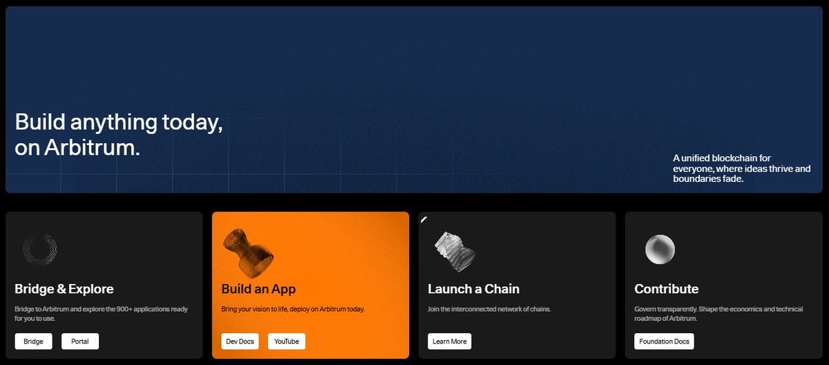Stephcryptt's tweet image. Here's why I think builders choose @arbitrum
• Transactions are fast and gas fees are low
• There’s funding and community support if you’re building something
• Developer-ready tools are built in
• You can customize your chain setup but getting started is simple
• They…