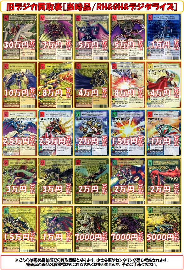 カードランド買取情報 #旧デジカ #旧デジモンカード】 「旧デジモン