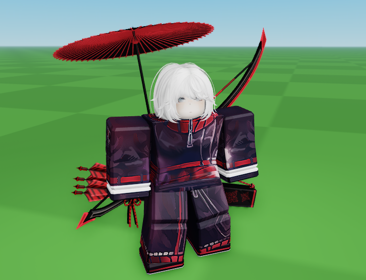 GoldSebi's tweet photo. Nock the arrow, pull, loose—it punches through the target, felling it. It is simple, manual labor with very little chance of error.

Shi East Section 3 Bowblade, Quiver and Umbrella now availible!

Links below https://t.co/9cDdoLRQSO