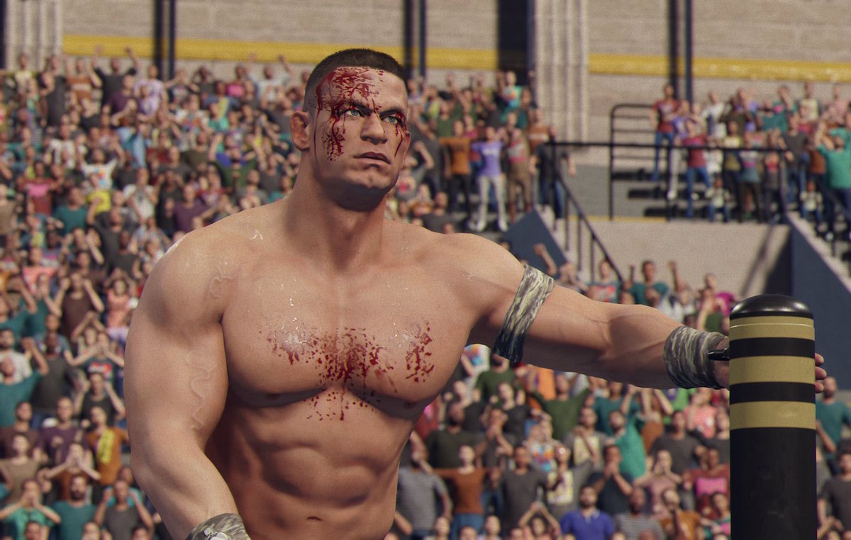 Jmessiah21_5's tweet image. LOL
 @JohnCena nearly 10 years apart.

#WWE2K16 
Vs
#WWE2K25 TRASH @WWEgames