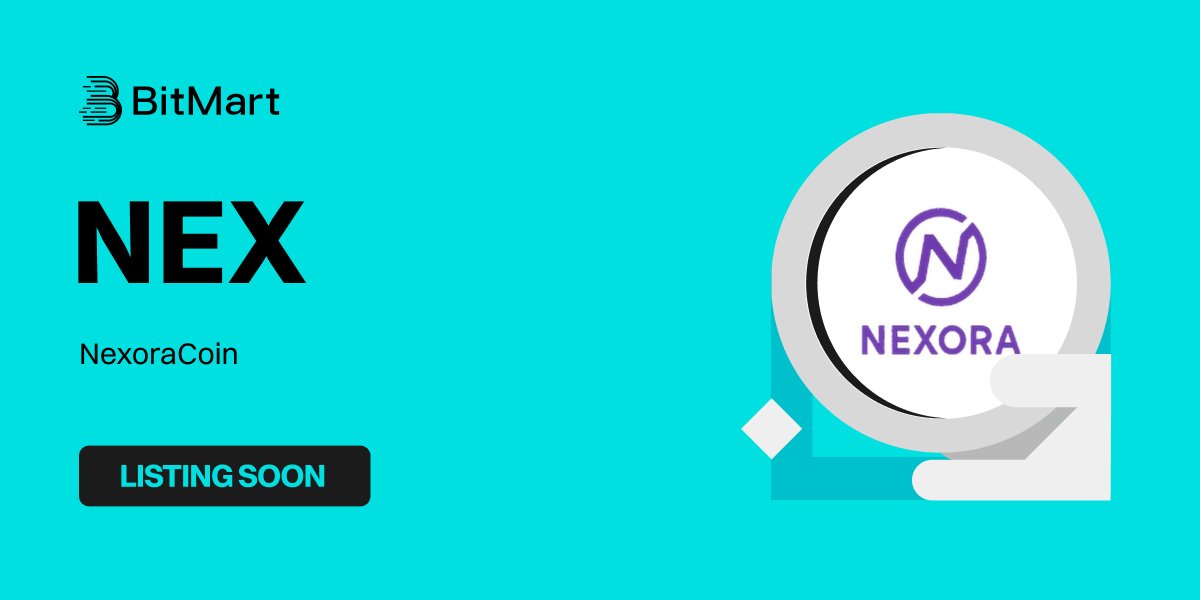 BitMart (@bitmartexchange) on Twitter photo π Upcoming New Listing π
π€© #BitMart will list NEX <a href="/NexoraCoin26112/">@NexoraCoin</a> very soon!
In the upcoming future, NEX will be on BitMart platform with its wonderful performance, check first at: staking.nexoracrypto.com
πKeep an eye on our socials for further announcements. Now π Upcoming New Listing π
π€© #BitMart will list NEX <a href="/NexoraCoin26112/">@NexoraCoin</a> very soon!
In the upcoming future, NEX will be on BitMart platform with its wonderful performance, check first at: staking.nexoracrypto.com
πKeep an eye on our socials for further announcements. Now