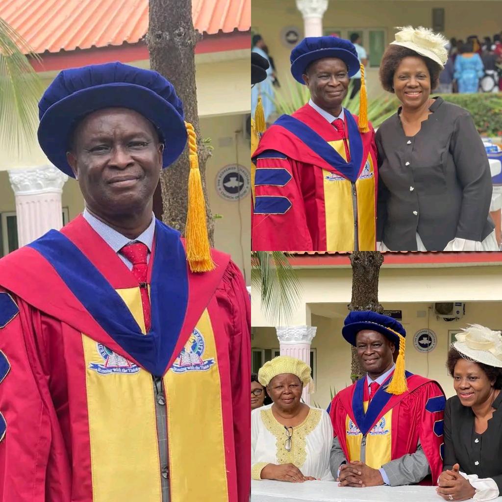 gospelfilmsng's tweet image. Redeemer’s University, Ede, today (Oct 10, 2025) honored Evang. Mike Bamiloye with an Honorary Doctorate Degree (Doctor of Divinity, Honoris Causa) during its 17th Convocation. He was also inducted into the Alumni Fellowship. Congrats sir! 🎓🙌
#MikeBamiloye #RedeemersUniversity