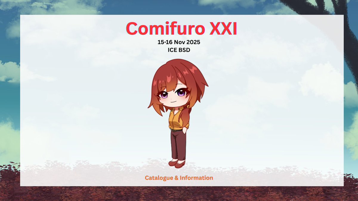 🎉UZUR Inc. goes to Comifuro XXI (both days)! 🎉

⚠️ Information thread ⚠️

Open preorder (pick up &amp; mail order)
🗓️ 10-17 Oct (pick up) / ~19 Nov (mail order)
🔗 forms.gle/YrtYhrR5SYRfDy…

🆓 Freebies available!
Full info &amp; catalog ⬇️

#comifuro21catalogue #comifuro 

cont. (1/6)