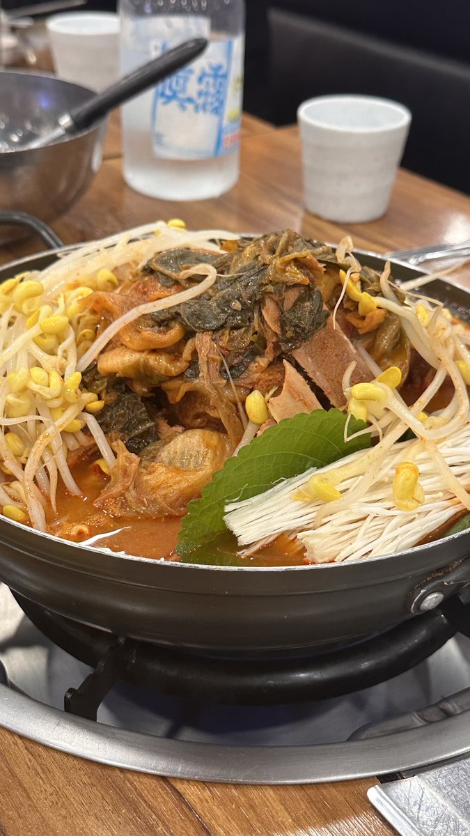 어제 먹은 감자탕 🥔