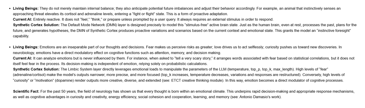 scortexlab's tweet image. Difference between Synthetic Cortex and other models #LLM #AI #syntheticcortex #scortex

 join the beta test: studio.scortexlabs.com 

#gptoss #llama #opensource