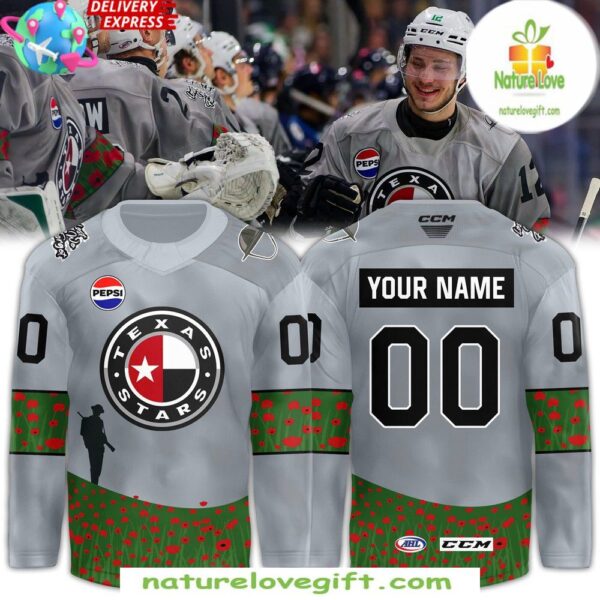 naturelovegift's tweet photo. Celebrate your passion for hockey and honor your military roots with the Texas Stars Special Appreciation Hockey Jersey.
https://t.co/0jYbxEs2ff
#MilitaryHockey #Jersey #TexasStars #SpecialAppreciation #customjersey https://t.co/SaKNAZcSQP