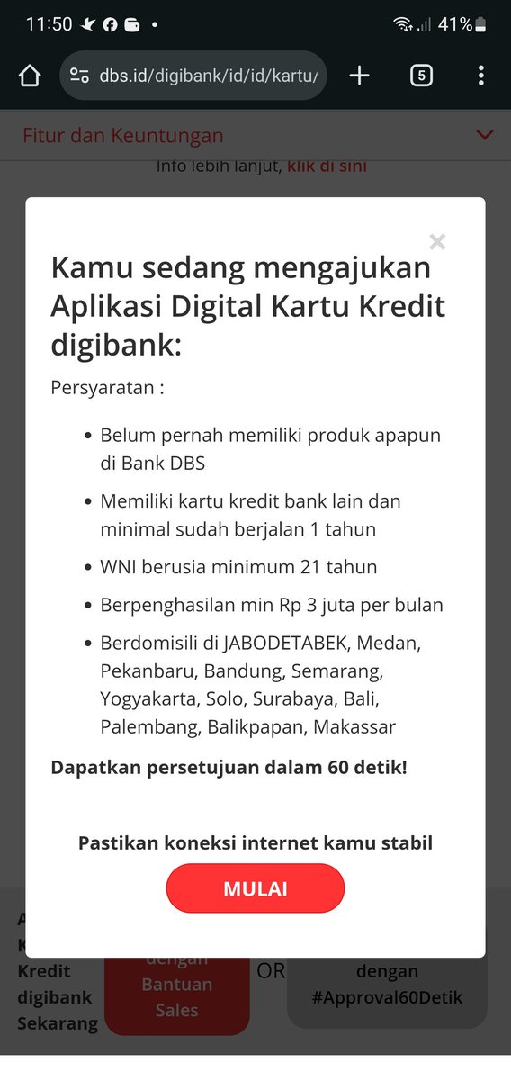 saltystudio's tweet photo. @DBSIndonesia Hallo Kak Admin, ini di persyaratan point pertama maksudnya kalau sudah punya rekening tabungan tidak eligible untuk apply CC DBS kah? https://t.co/xo00xlroNo