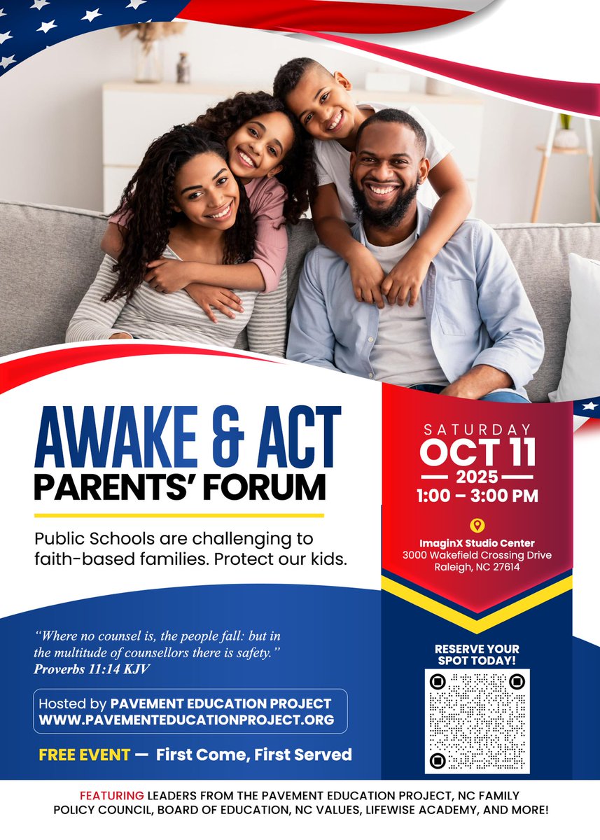 thethinkerwins's tweet image. After a 6 hour flight, I’m in Raleigh, NC for the Awake &amp;amp; Act Parents’ Forum — this Saturday, Oct. 11 at 1 PM. This is where we take a stand for our kids.

No more silence.
No more pretending to care.
See you there.

#AwakeAndAct #ProtectOurKids