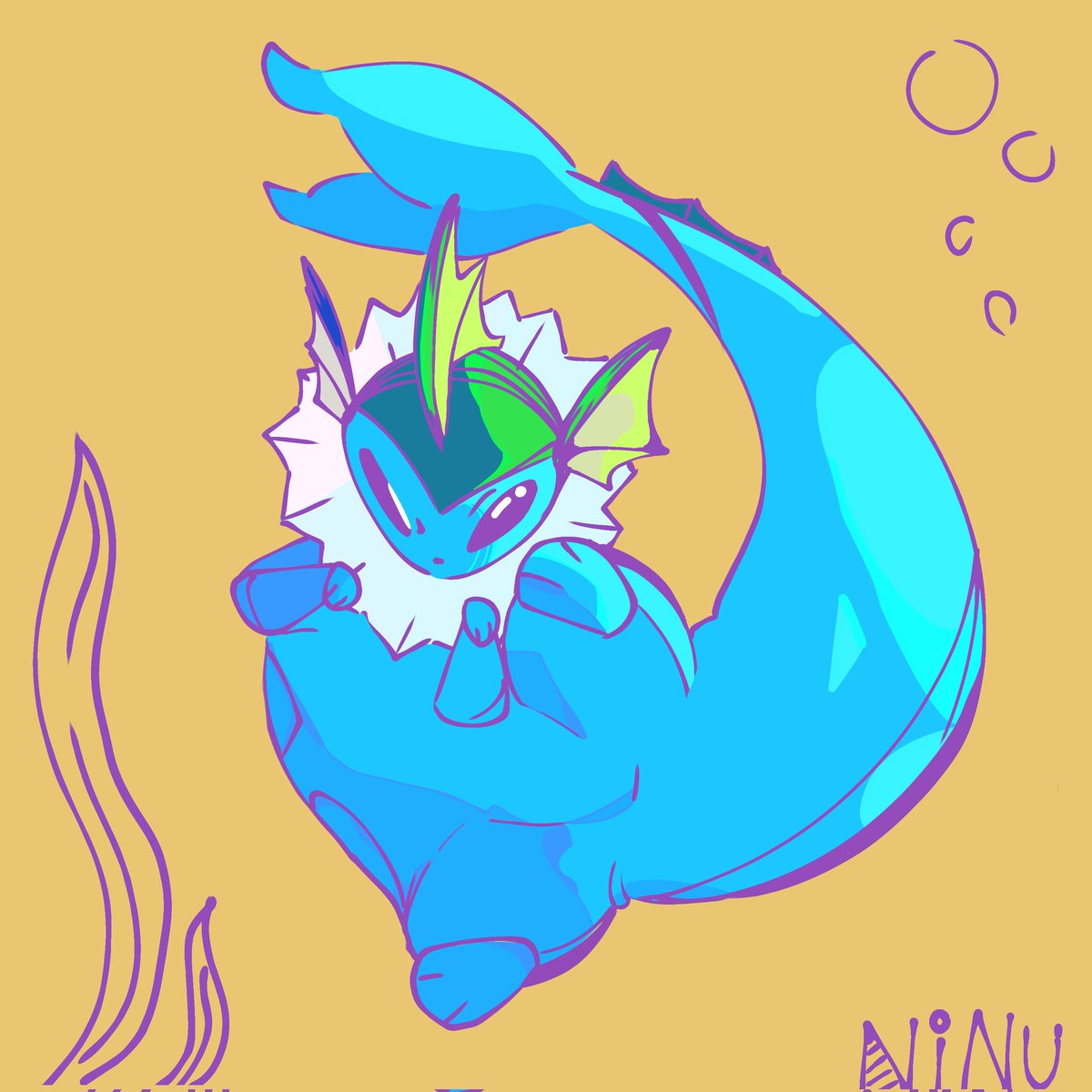 Vaporeon :3

#pokemonart #Vaporeon