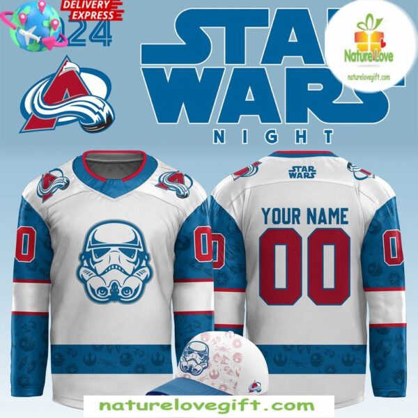 naturelovegift's tweet photo. Channel your inner Jedi and gear up for an epic showdown with the Colorado Avalanche Star Wars Night 2025 Hockey Jersey.
https://t.co/RXyKLSheug
#ColoradoAvalanche #StarWarsNight #HockeyJersey #CustomJersey https://t.co/03dLIrxApr