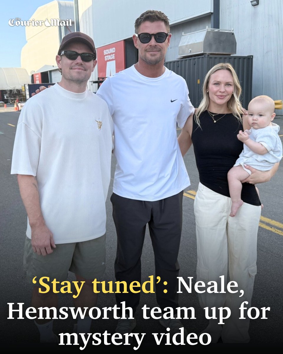 couriermail's tweet image. Fresh from the Lions' premiership triumph, Lachie Neale has joined forces with Hollywood heavyweight Chris Hemsworth for a mystery video.

Details: bit.ly/48kk225