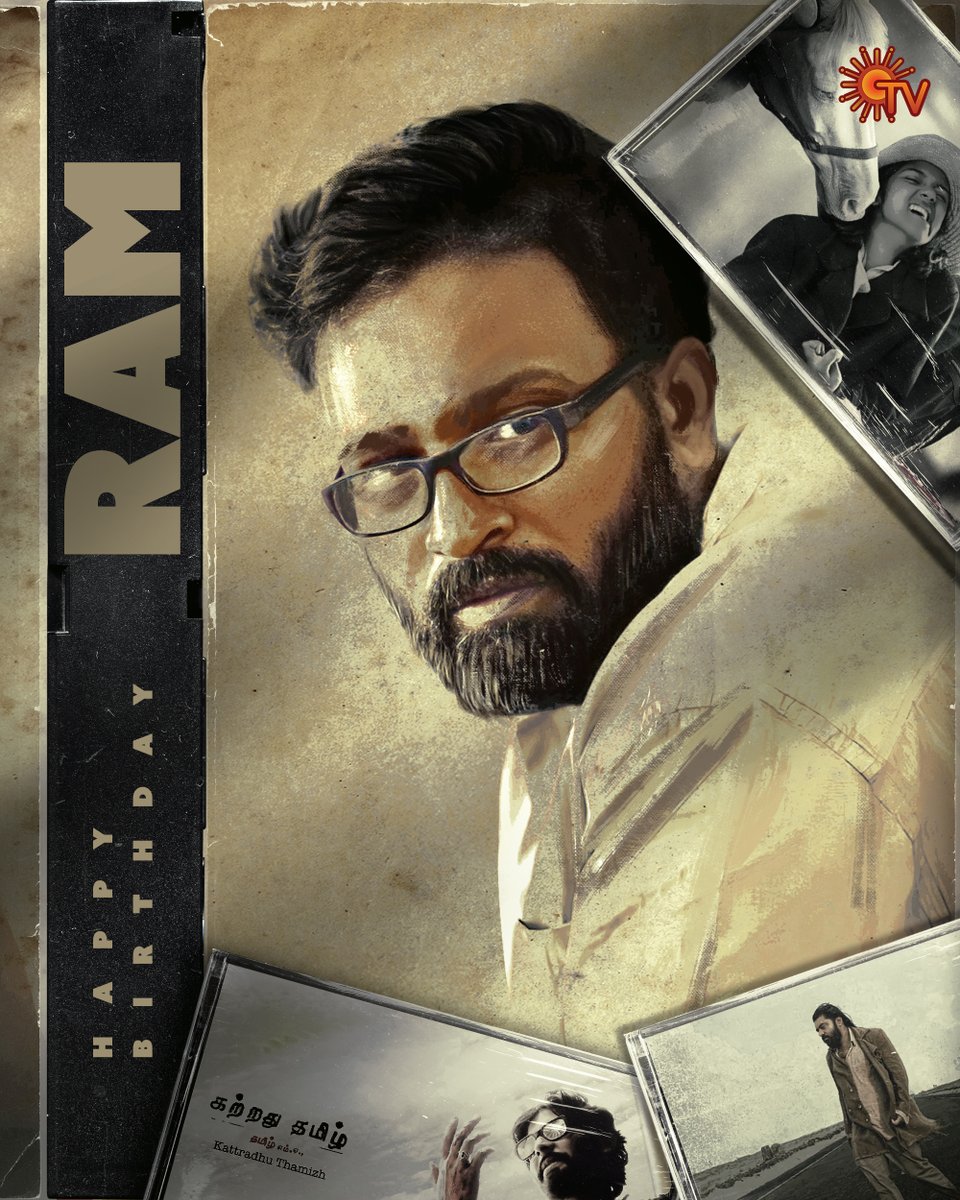 SunTV's tweet photo. Happy Birthday to the filmmaker who redefined emotions on screen! ❤️

#SunTV #Ram #HappyBirthdayRam #HBDRam https://t.co/JCpLBwNqBG