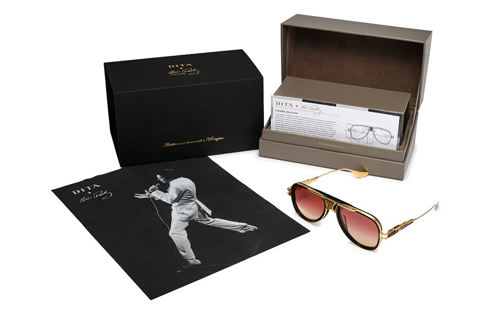 ditaaoyama's tweet photo. 【GRAND-DECADE X ELVIS PRESLEY】

エルヴィス・プレスリーの90回目の誕生日を記念して発売された数量限定モデルです！

■ディータ青山本店                                             
MAIL：aoyama@dita.com                                          
TEL：03-6433-5892

#dita #ditaeyewear https://t.co/nGIJXUOlw0