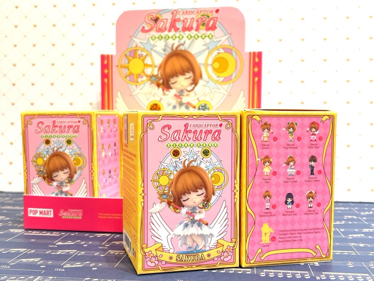 kotobukiya_tkw's tweet image. 【立川本店】
商品情報:『#POPMART』より
「カードキャプターさくら クリアカードシリーズ」全9種+シークレット1種¥1,650(税込)が販売中🌸
どうぞご利用ください✨✨
#ccsakura