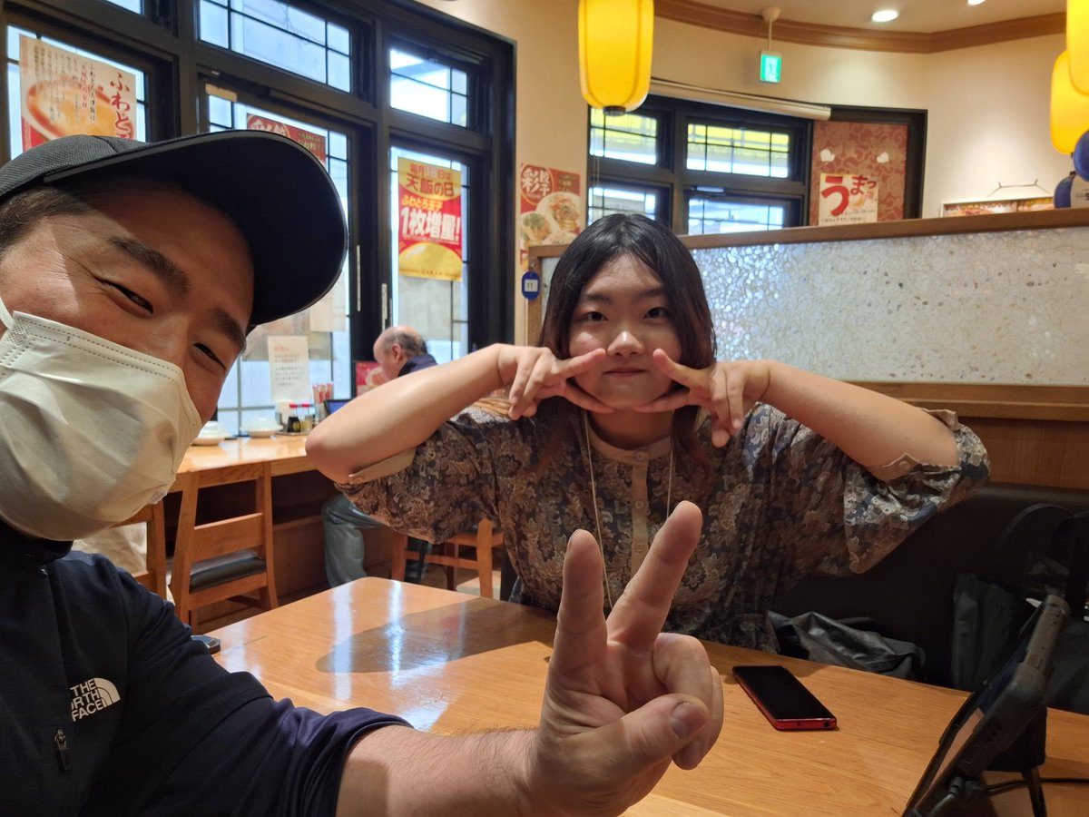 まつもと演劇祭の昼までのお供！
久し振りの千ちゃんと回って観ましたよ～(*-ω人)