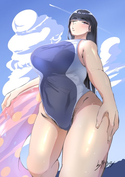 【短編日記:僕のために未処理】
 水泳部元部長と海水浴 どんな水着の部長を拝めるのか楽しみにしていたが、まさかの競泳水着。
まぁ部長はコレが一番似合うか!
あれ、なんかいつもと違うような 
僕は我慢できずハミ出てることを伝えると
部長は少し頬を赫らめ 
「君はこういうのが好きなんだろ?」 