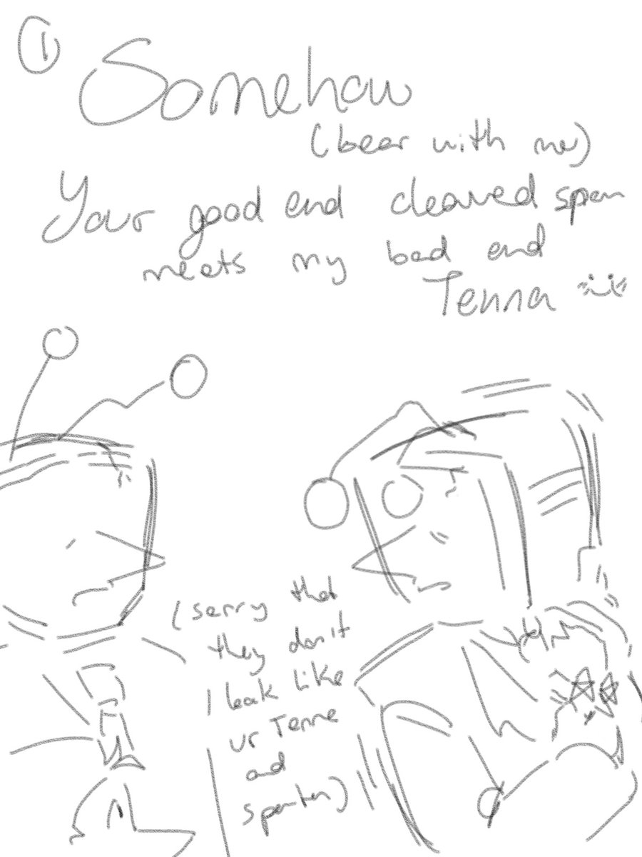 This is the first page, take into acc that i originally thought that only sketch (giraffewhisp) would be seeing this so the art is like...really bad, it was only to get the storyline down alright??😖

Also the context's🧵here in case u see this before that
x.com/octaees/status…