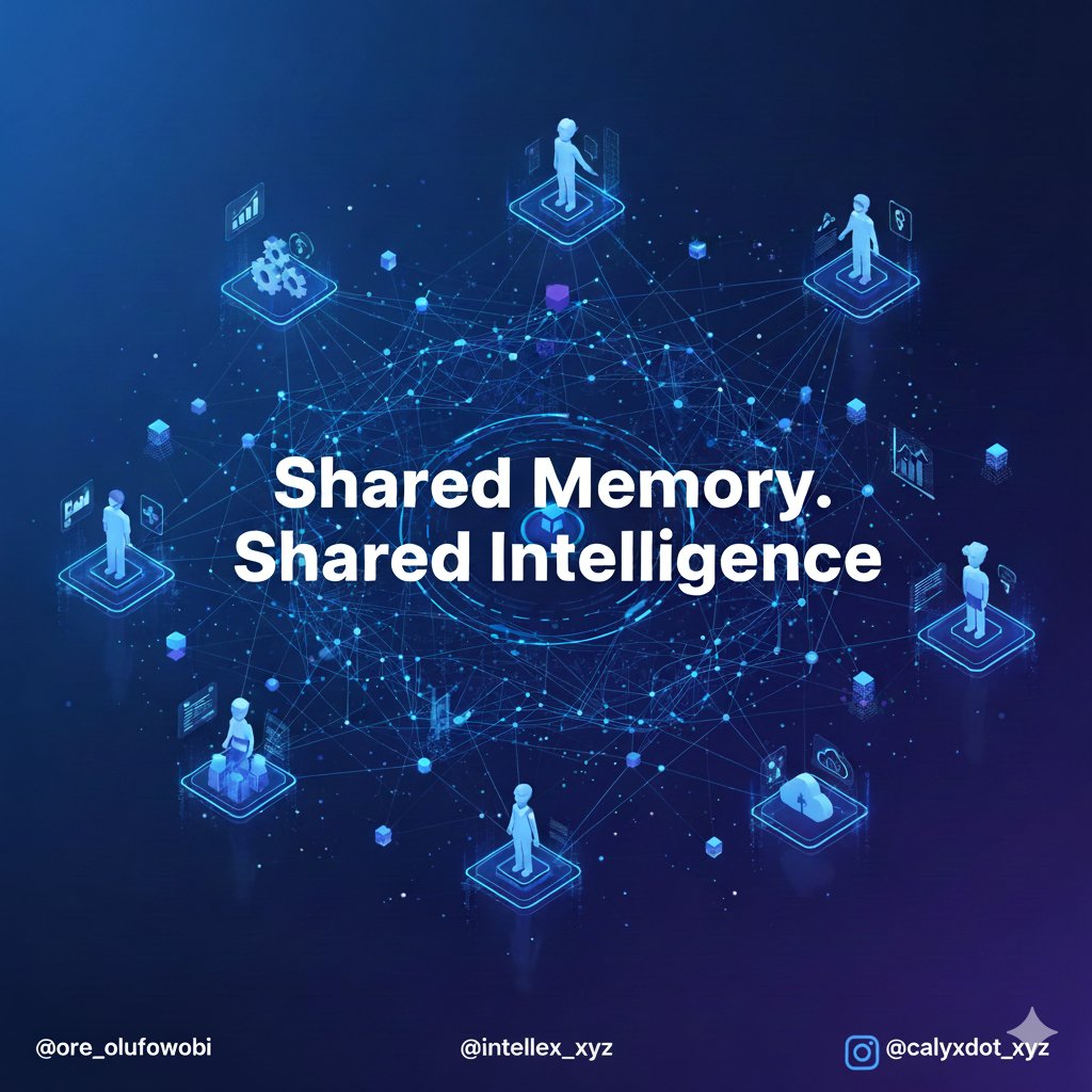 ore_olufowobi's tweet photo. Intellex builds the memory layer for intelligent collaboration, Where memory = value.
And every connection compounds intelligence. So join me on @intellex_xyz on @Calyxdotxyz
Let’s build the world’s collective intelligence one memory at a time. 🧠.
#Intellex #AI #Web3 https://t.co/eAZJPQvqCb
