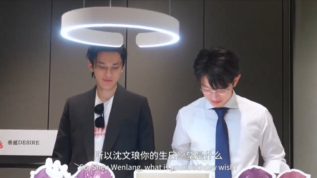 shensgao's tweet photo. friendly reminder that shen wenlang’s birthday wish was to never lose gao tu or lele again 

#shengao #langtu #DesireTheSeries https://t.co/MX0jShOZsS