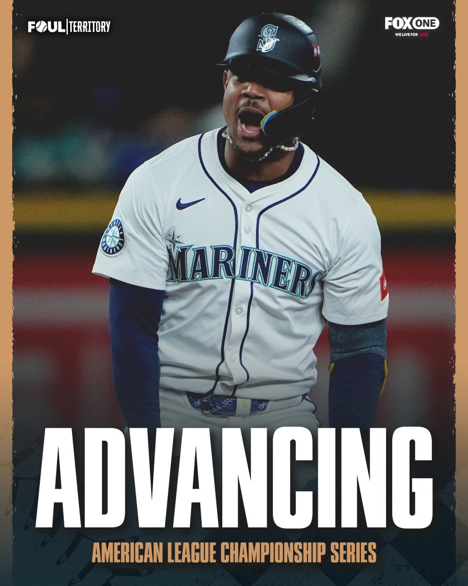 THE SEATTLE MARINERS ARE HEADING TO THE ALCS!