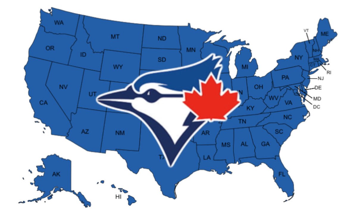RangerApologist's tweet image. A map of who America is rooting for in the ALCS: