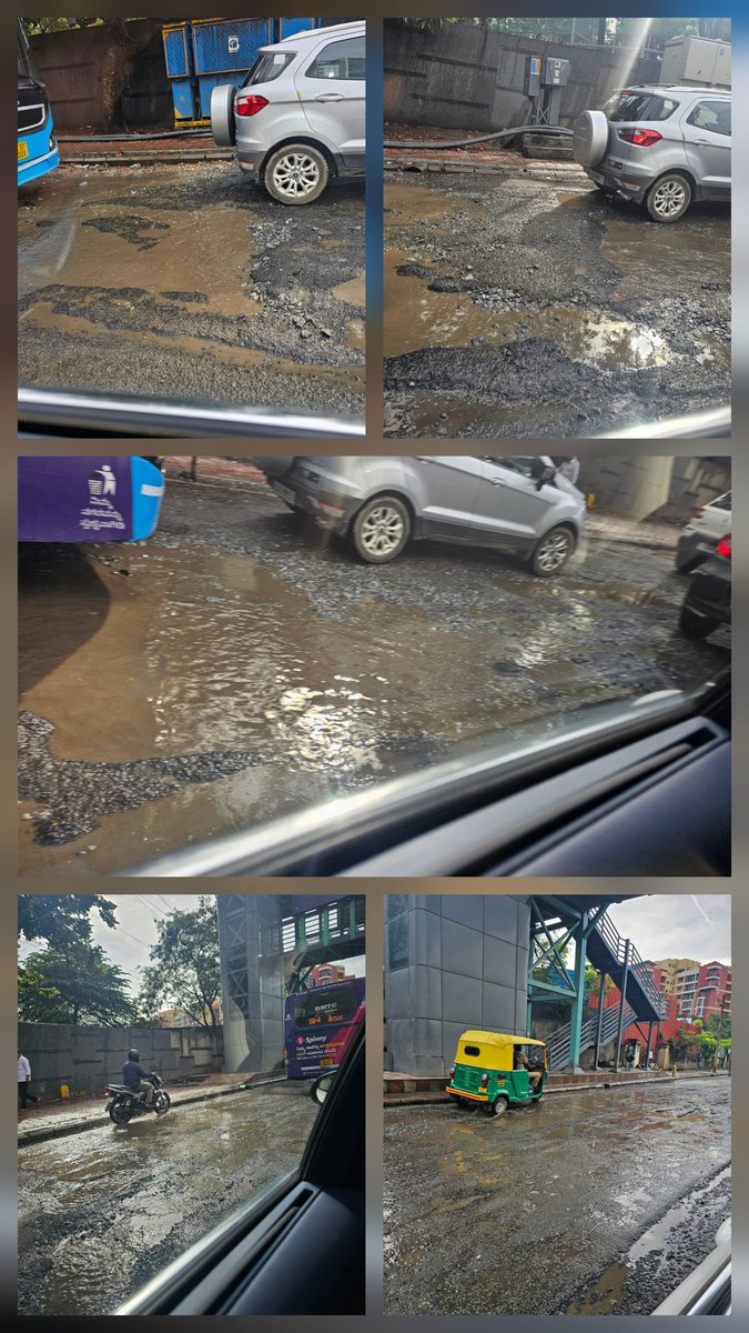 🚨 Bengaluru, India's Silicon Valley 🚨

These aren’t Potholes. These are Craters.

Right opp. Prestige Technostar, Kundalahalli Main Road, Bengaluru.

Every signal here feels like off-roading in the middle of the city.

Where are the CRORES meant for road maintenance?