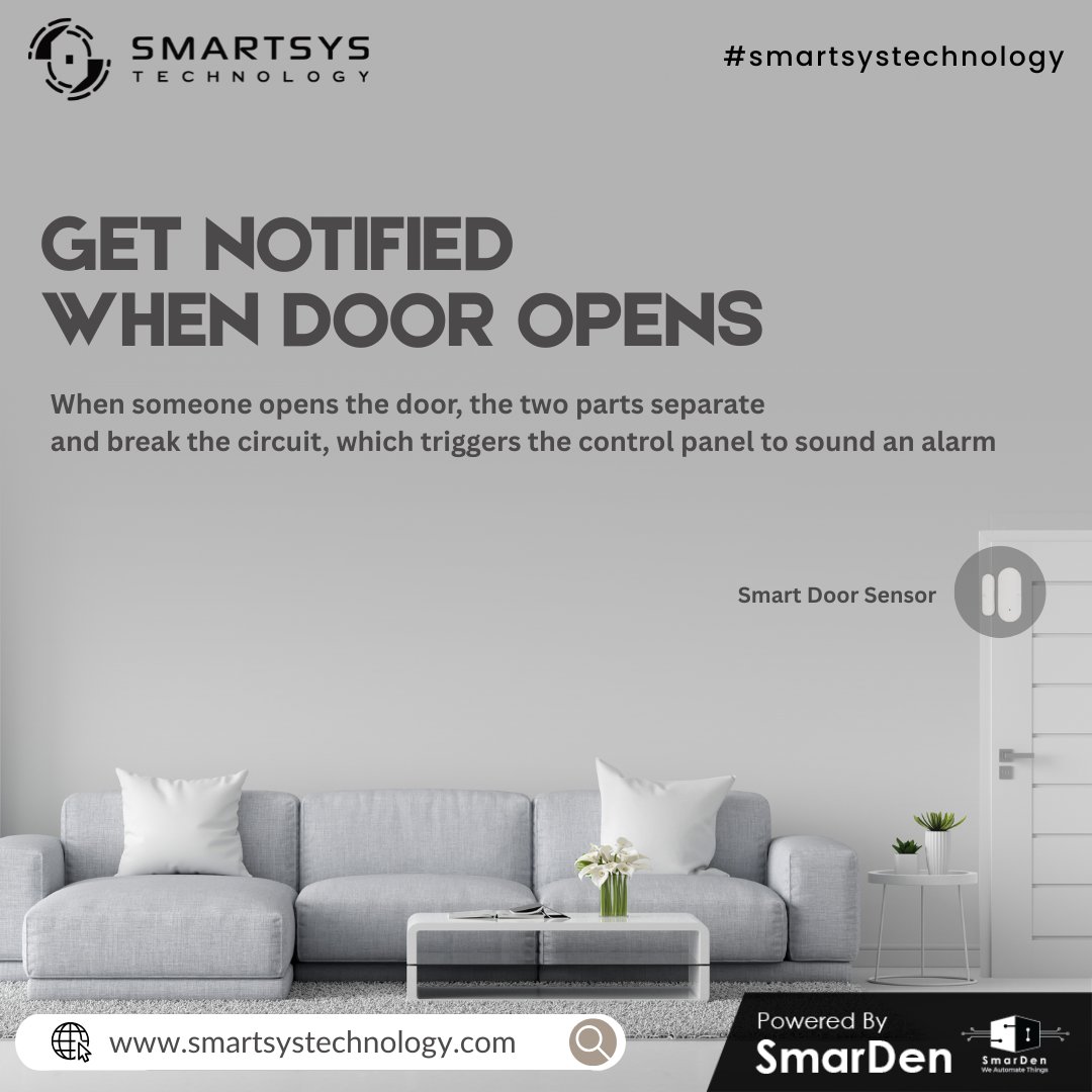smartsystech_'s tweet image. 🚪✨ Know the moment your door opens!
The Smart Door Sensor alerts you instantly, keeping your home secure 24/7. 🔔✅

#SmartSysTechnology #SmartHome #SmartSecurity