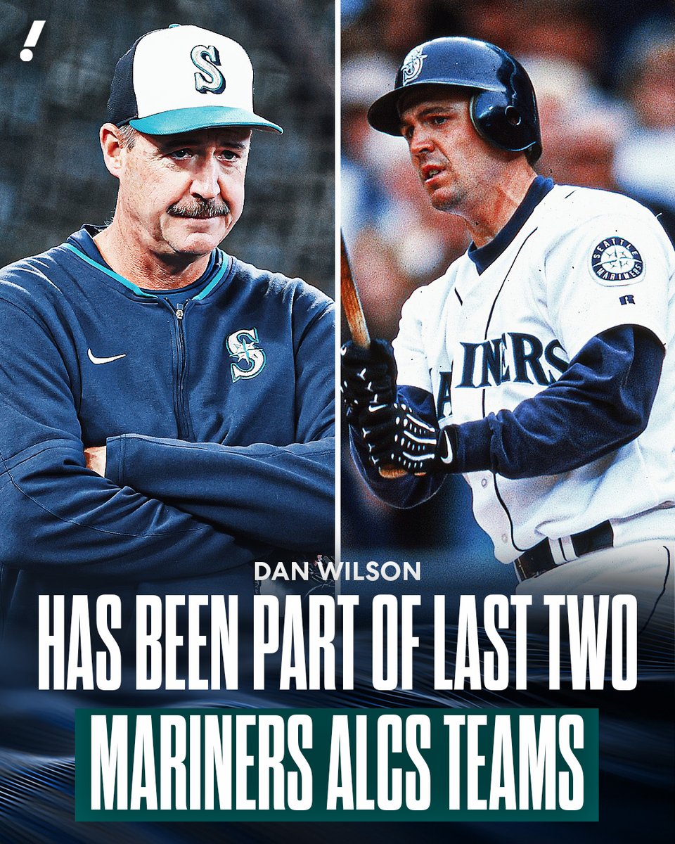 YahooSports's tweet image. Dan Wilson is back in the ALCS with the Mariners 🔱
Seattle's manager was the starting catcher when the team last made it in 2001 👀