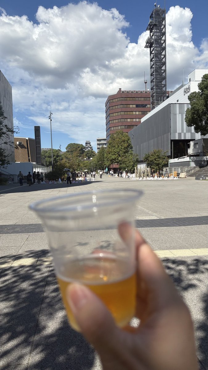 花畑広場のロケーション最高過ぎる