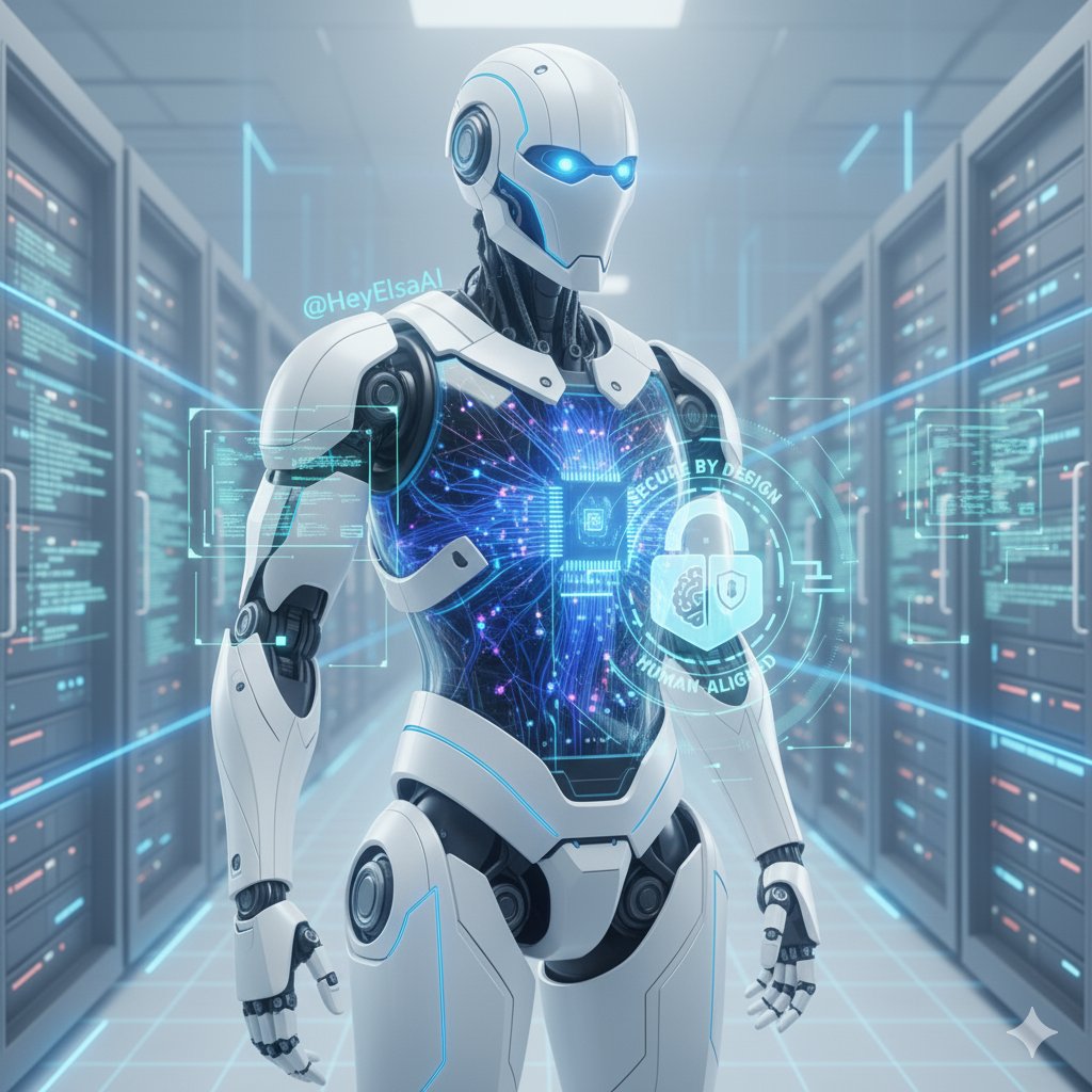 AOyinlad's tweet image. The future of AI is SECURE by design

​@HeyElsaAI is setting the standard with:
​Advanced Encryption &amp;amp; Responsible Data Handling.

​Strict compliance for FinTech, Healthcare, &amp;amp; Education.

​Proactive Defense: Smart monitoring detects anomalies in real-time to stop breaches before…