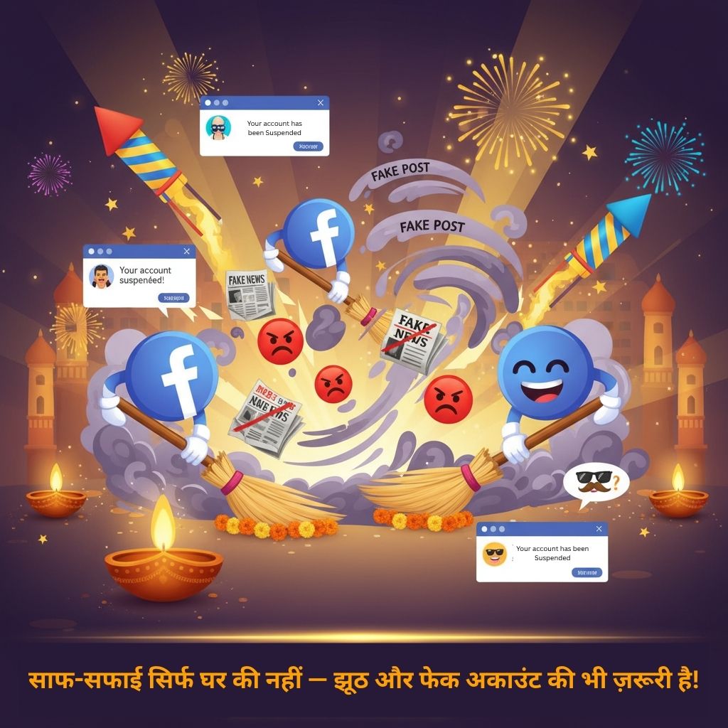 44payal's tweet photo. "अखिलेश यादव Facebook account suspended"
"अब फेसबुक भी चला रहा है स्वच्छ डिजिटल अभियान! 💻🧹"
#DigitalDiwali #MetaCleanUp #TruthWins #NoFakeZone https://t.co/uGYoZUzuCq
