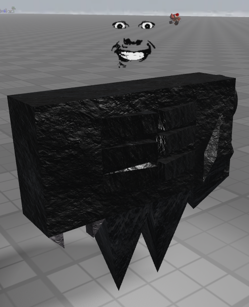 SailsToothBrush's tweet image. Made one little guy
His old name was &apos;ASXDX7&apos; and was the starter killer in an old asym I worked on (Long story I got kicked from it and I managed to snatch my model from my alt that still had access)

Hes like a free model virus that grew and grew and evolved.

I need new name