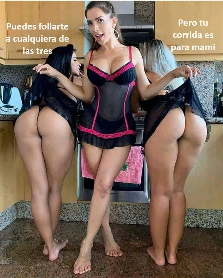 ya sabes hijo!! y adentro de la conchita de mami siempre😋