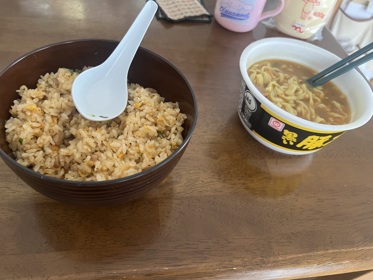 チャハーン(カップ麺付き)