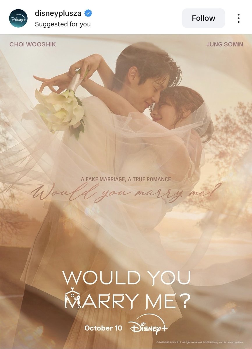The Hulu Original #WouldYouMarryMe is also now streaming on #Hulu on #DisneyPlus South Africa