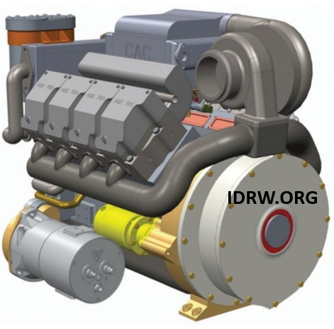TechSageNews's tweet image. 800HP engine that has proposed to be developed for the Zorawar Light tank.