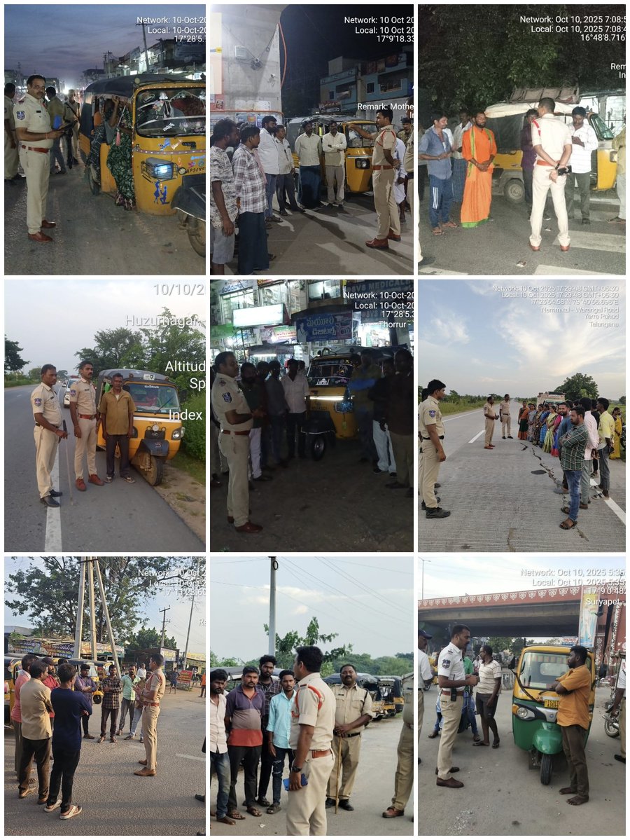 spsuryapet's tweet image. #ప్రమాదం.
#Overload తో ప్రయాణికులను రవాణా చేయవద్దు అని అవగాహన.
#జాగ్రత్తలు_పాటిస్తేనే_రక్ష 
#వేగంవద్దు
#పరిమితికి మించి ప్రయాణికులను రవాణా చేయొద్దు.
#ప్రతిఒక్కరూ_సురక్షితంగా గమ్యం చేరుకోవడం #పోలీసు_లక్ష్యం
 జిల్లా పోలీస్ శాఖ స్పెషల్ డ్రైవ్
