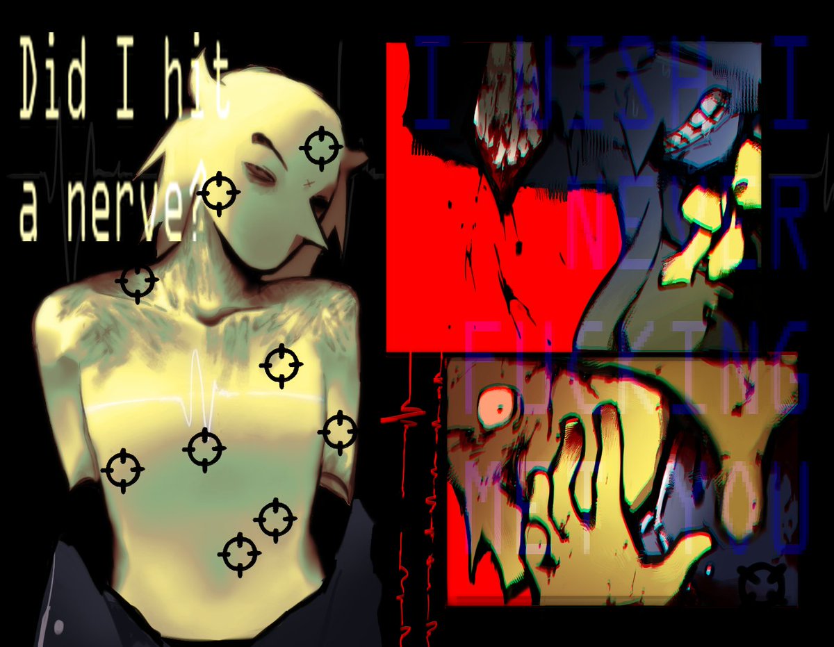 Sketchalicious1's tweet image. //artistic  nudity and  Blood idk
Wasnt this supposed to be a christmas Party   #FREECHURCHBREAD #addisona #deltaruneoc