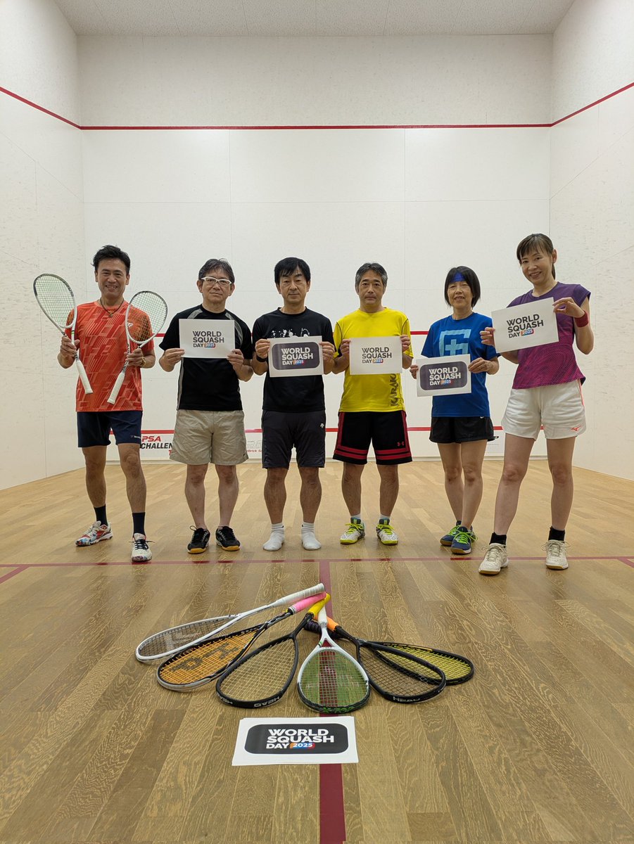 2025年10月11日
#worldsquashday
国や地域を超えてつながる スカッシュ界の、特別な日㊗️🌎🎾🤝
「Forest Cup 2025 October」
熱戦中🔥🎾