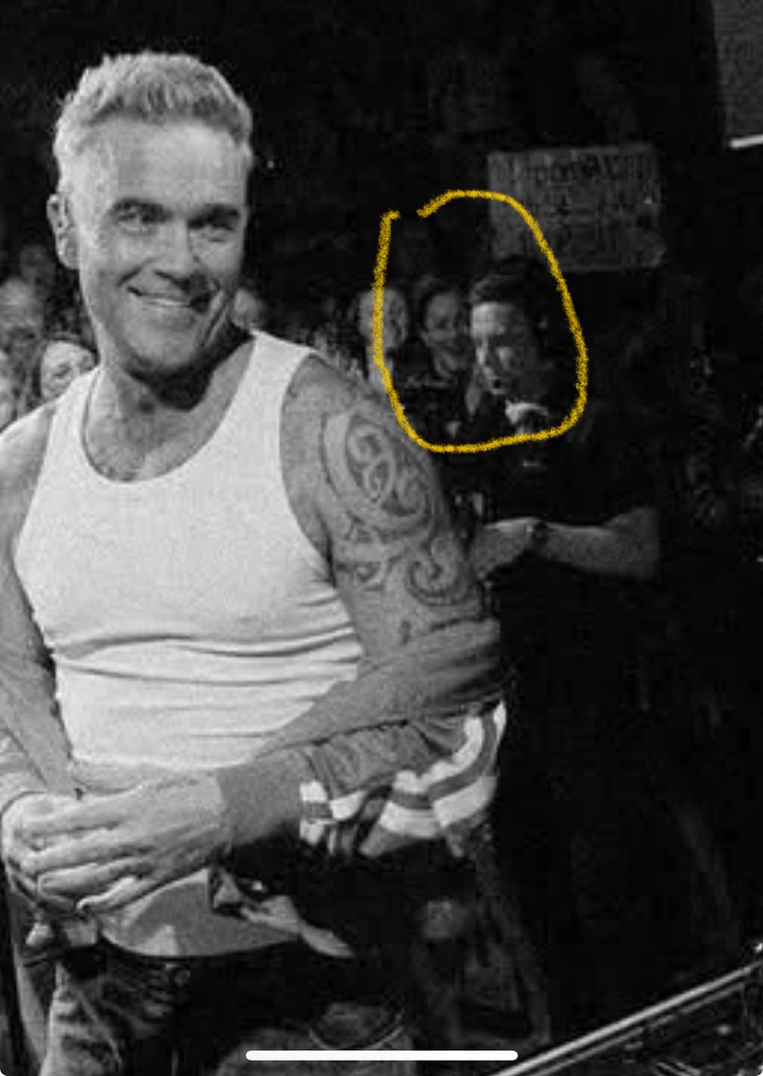 Oh look, it’s me at the best <a href="/robbiewilliams/">Robbie Williams</a> show ever 🥰🥺