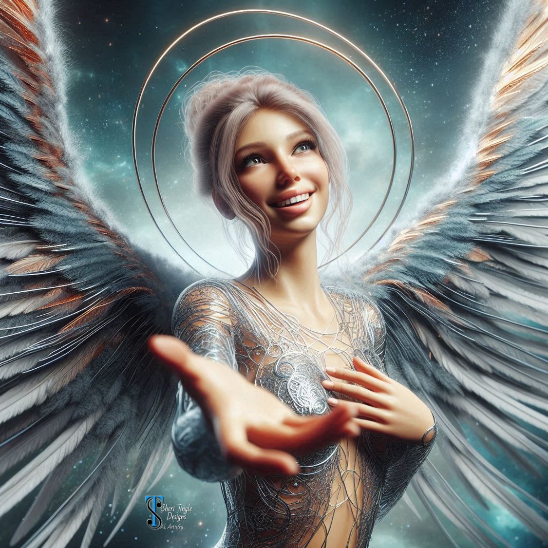 SheriTingle's tweet image. ☀️ GOOD MORNING!
October 11, 2025 - Angel of the Day #284
On day 284, Liora steps forward with a hand outstretched. She is the Angel of Welcome—the one who reminds you that you do not walk alone.
Her presence is an invitation. She opens herself to what you need. She offers a…