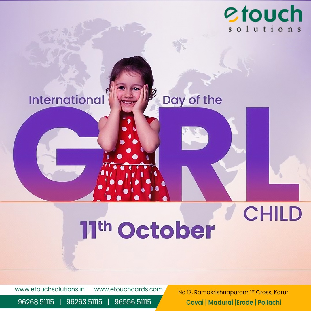 EtouchS89870's tweet image. 🌸 Celebrate International Day of the Girl Child with Etouch Solutions — empowering every girl to dream big and achieve more! 💖    
 
#EtouchSolutions #GirlChildDay #EmpowerHer