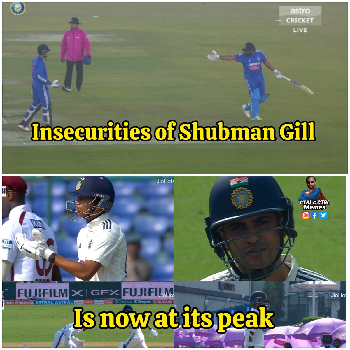 saurabhverma184's tweet image. Remember abhishek sharma podcast ( pill kisi bhi situation ke hisab se muh bna ke bahar nikal sakta hai ) 
I think black day started for indian cricket 
#gill
#YashasviJaiswal #greedygill