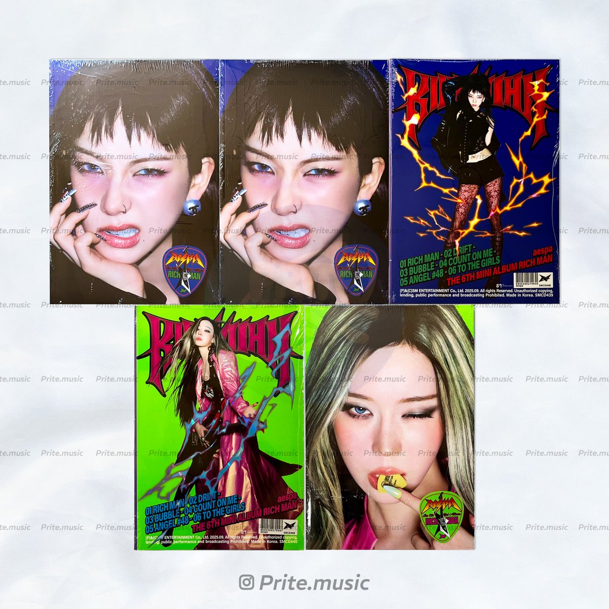 PritePritee's tweet photo. [พร้อมส่ง] Rich Man - The 6th Mini Album_ENERGY  Ver. +Signed /พร้อมลายเซ็นต์ (สุ่มไซน์) บั้มละ 2,090.-  รวมส่ง 

มี 2 ปก Karina &amp; Winter สินค้าจากเว็ป complex  
เพิ่มเติม IG : prite. music  
#ตลาดนัดaespa #ตลาดนัดเอสป้า https://t.co/b0aqL9zKT2