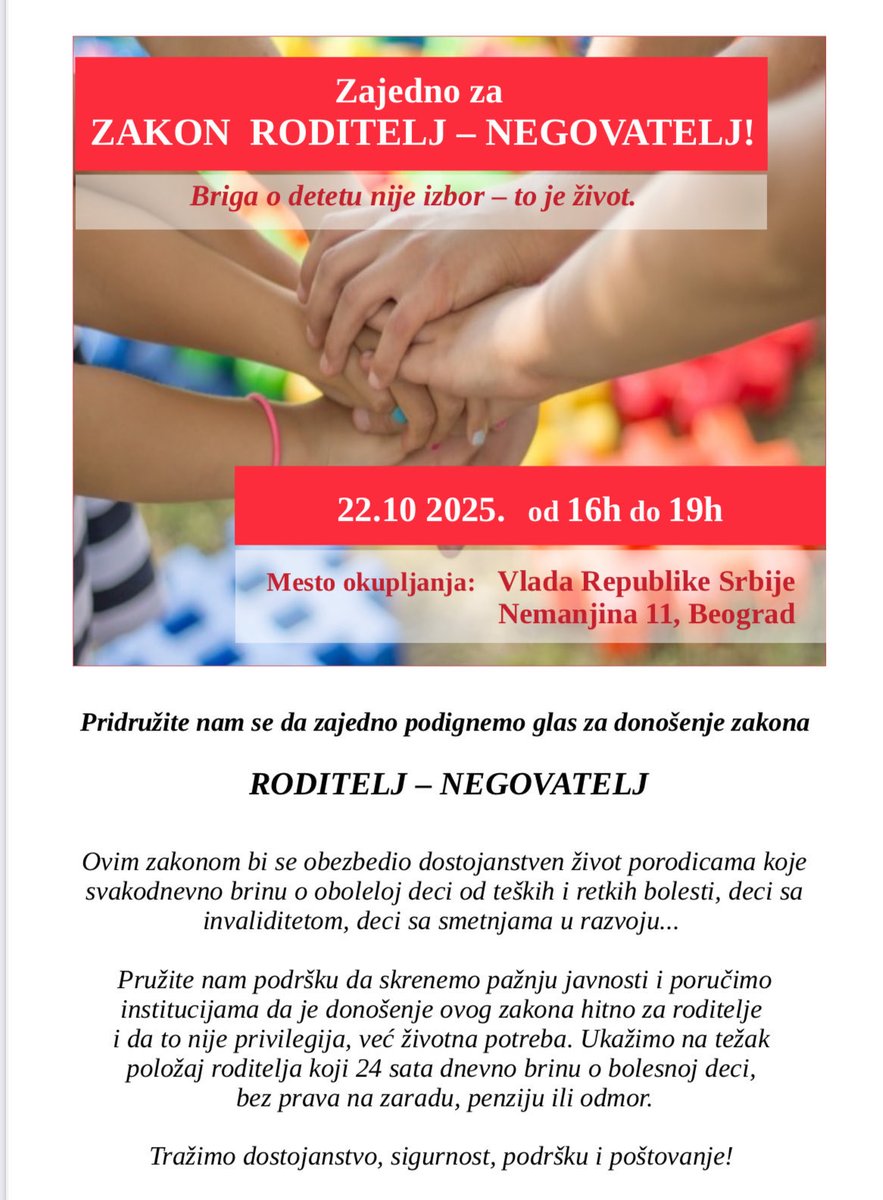 Alex74Djukic's tweet image. Da pomognemo deci i roditeljima da dobiju ono što im je potrebno.